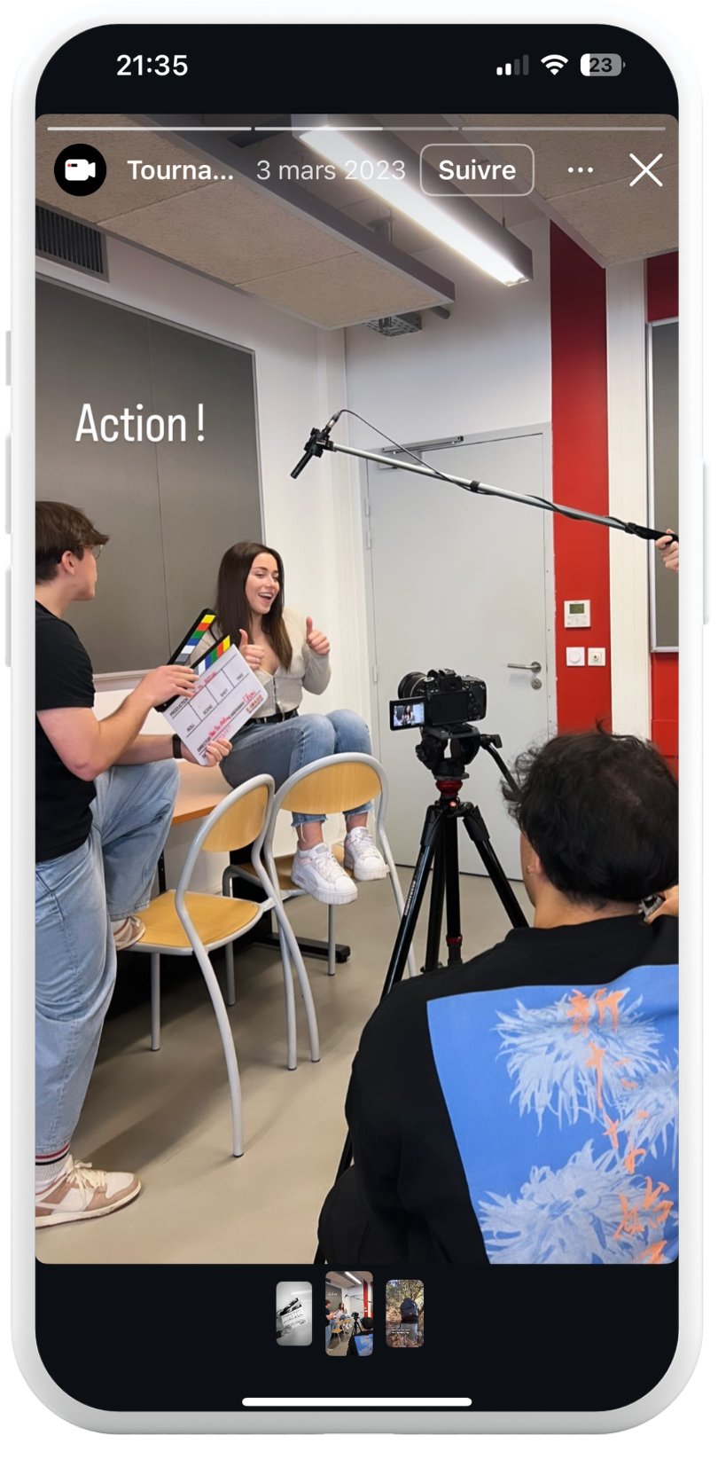 Mockup réseaux sociaux Rec in action