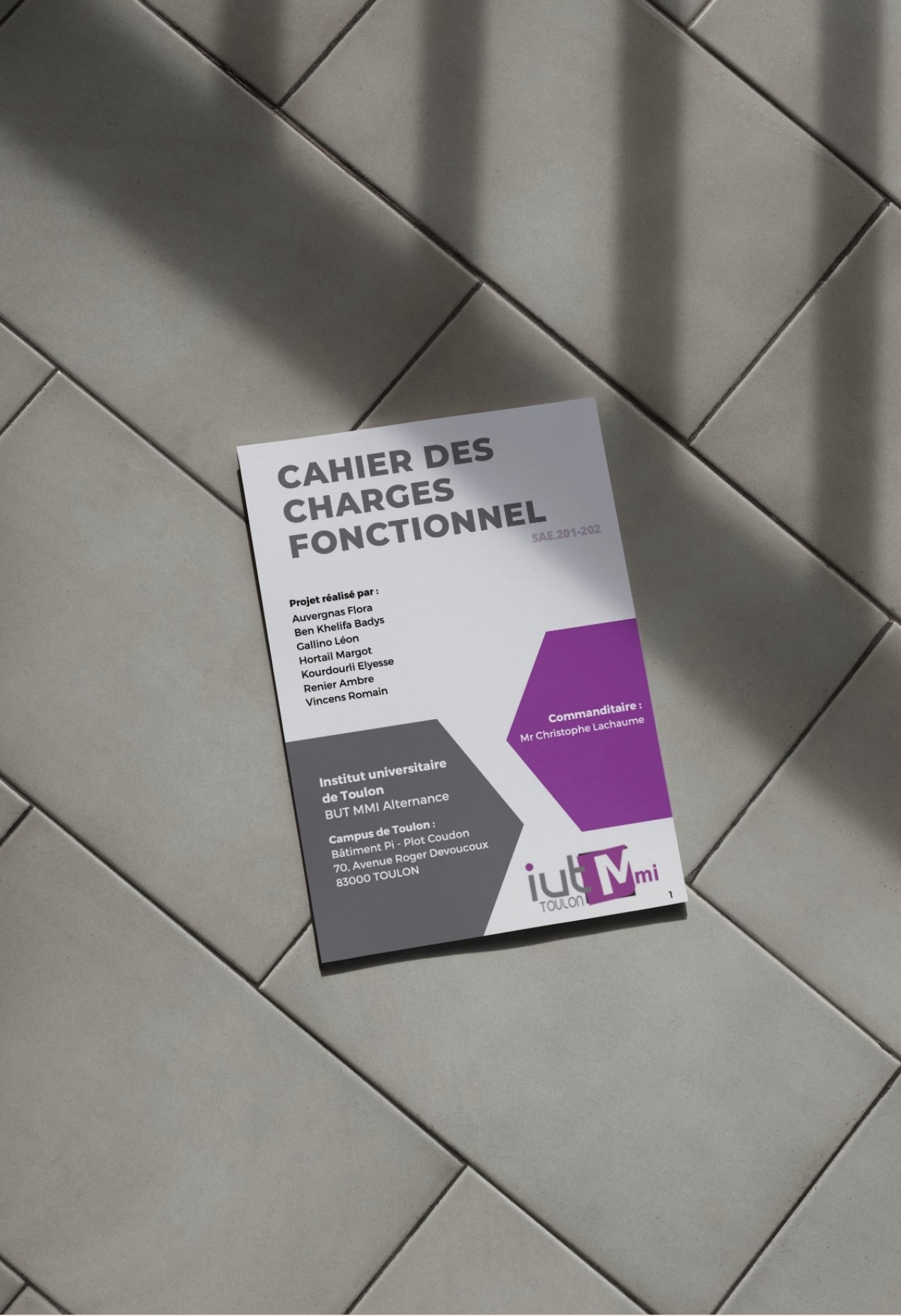 Mockup cachier des charges Rec in action