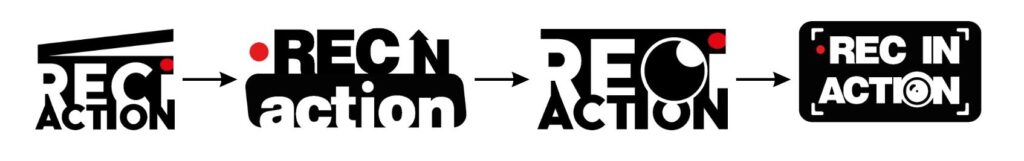 Mockup graphisme Rec in action